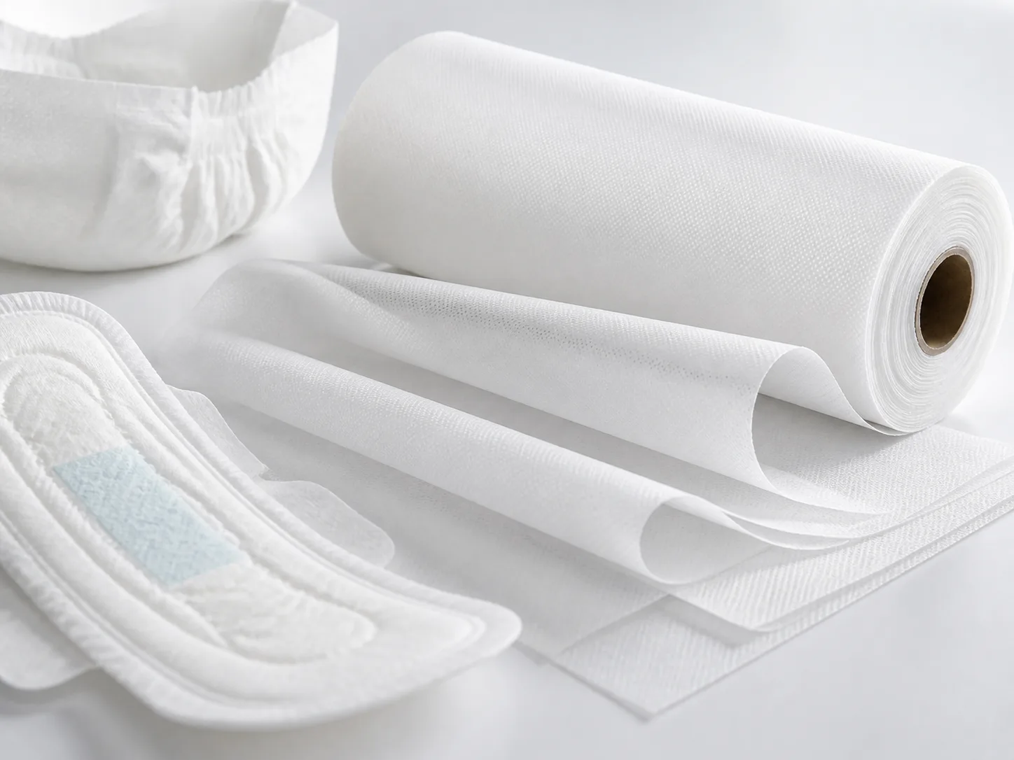 PP Spunbond hydrophilic nonwoven for sanitary pad topsheet — Favourite Fab