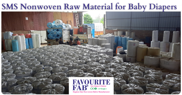 SMS Nonwoven Raw Material for Baby Diapers