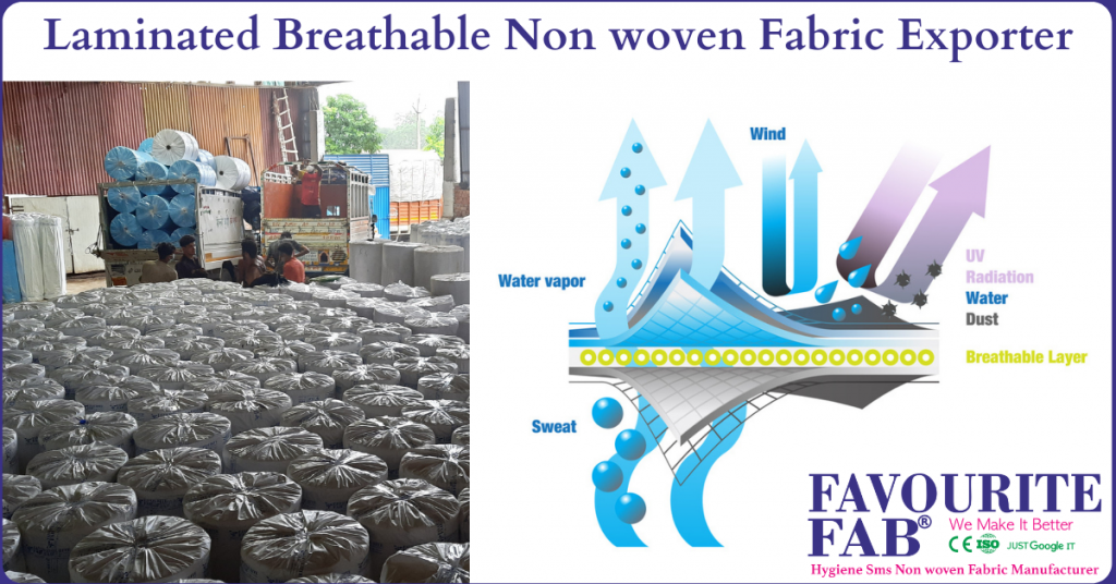 Laminated Breathable Non woven Fabric Material