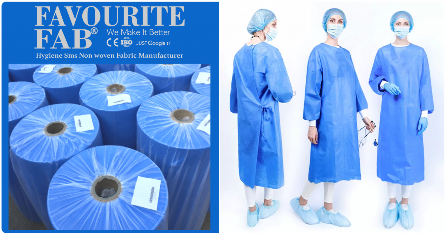 Tri Laminated Nonwoven Fabric For Surgical Gowns