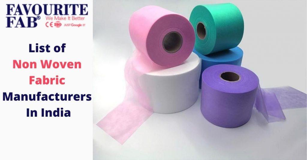 List of Non Woven Fabric Manufacturers In India