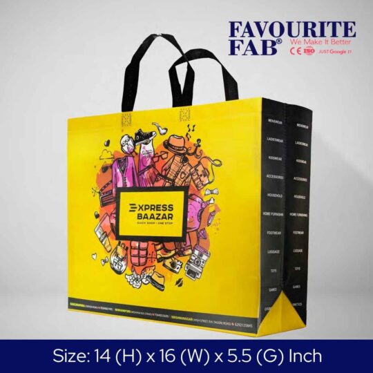 Laminated Non woven Box Bag view 2
