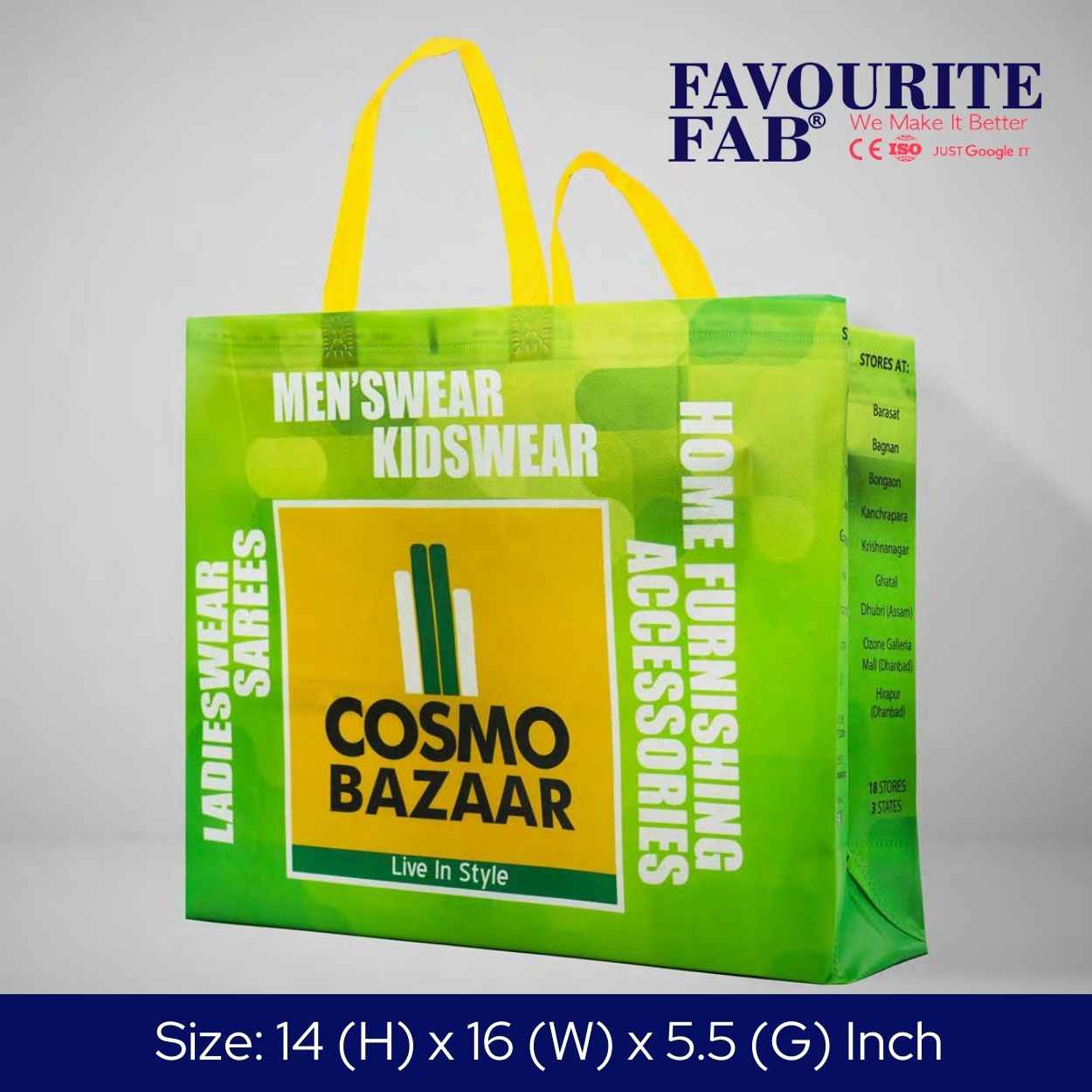 Laminated Non woven Box Bag view 1
