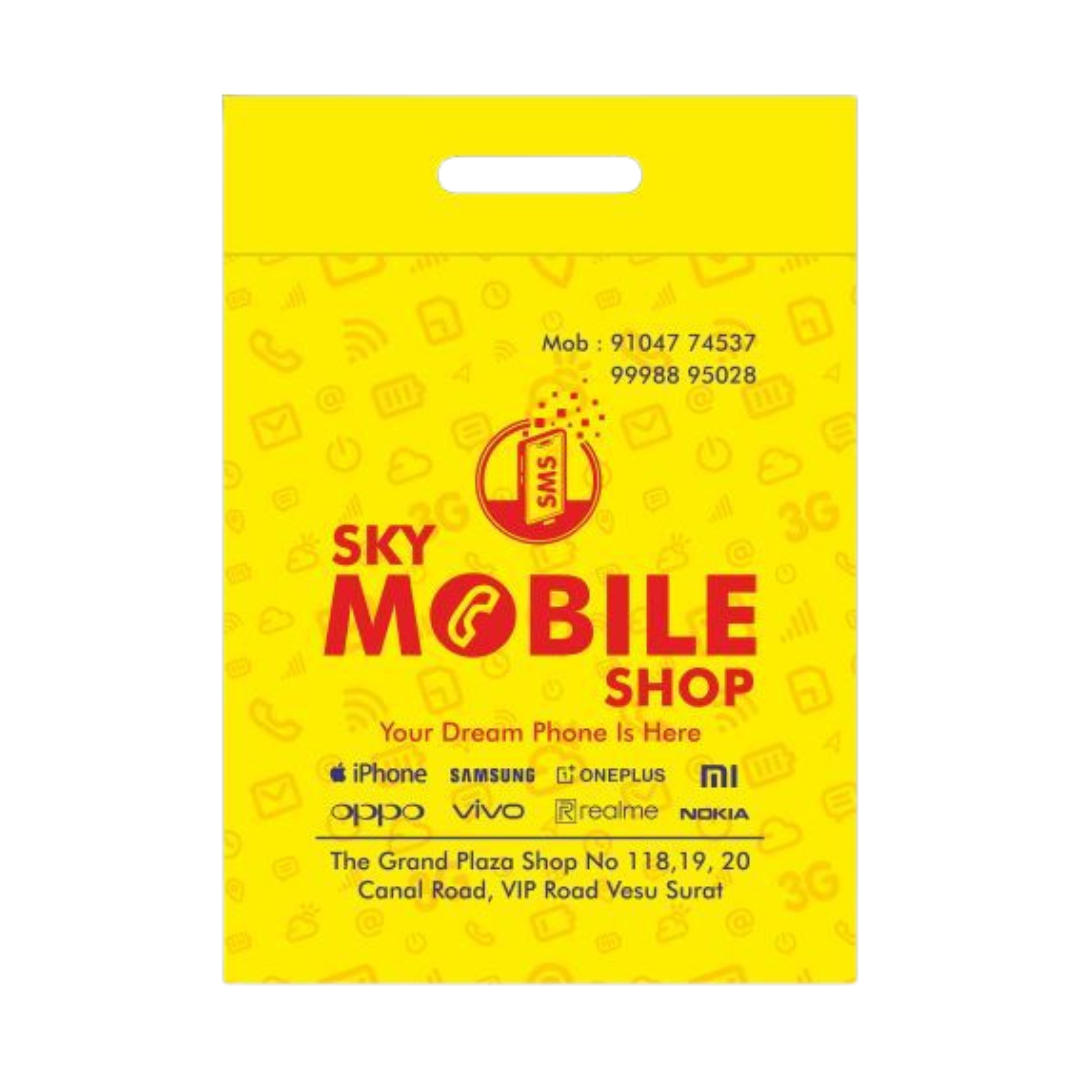 D Cut Mobile Non Woven bags view 1