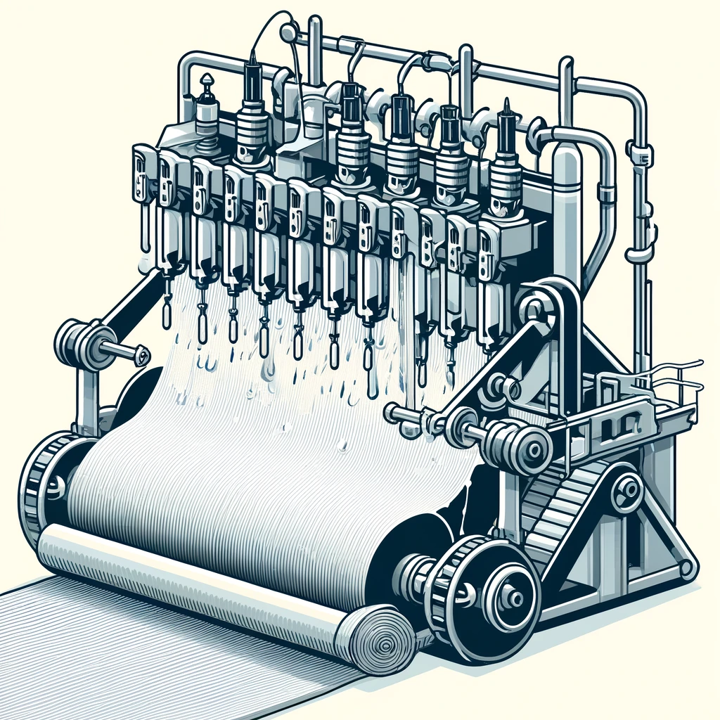 "Spunbond manufacturing process with polymer fibers