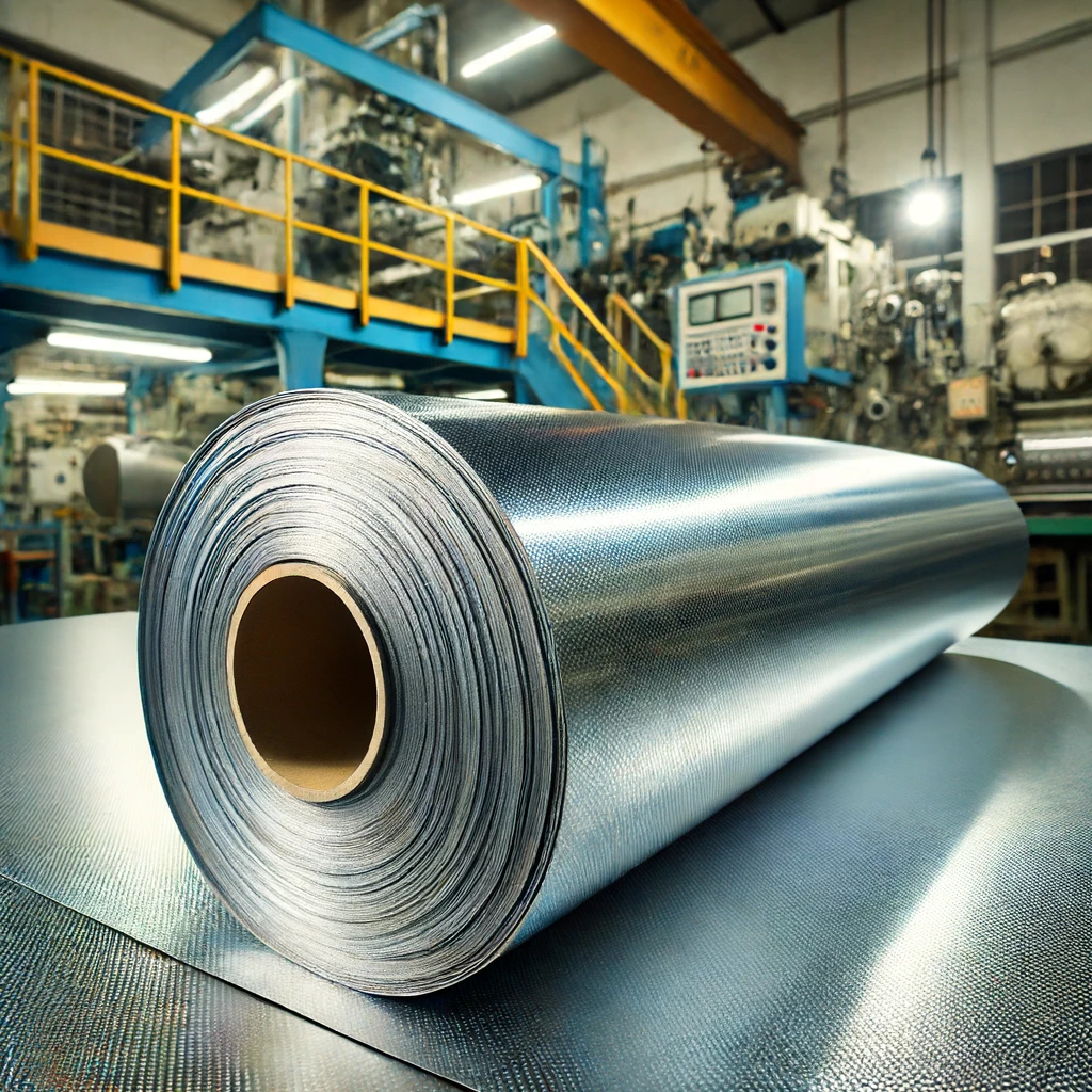 Metallic laminated non woven fabric view 2