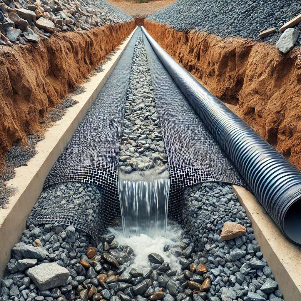 Non woven geotextile fabric view 2