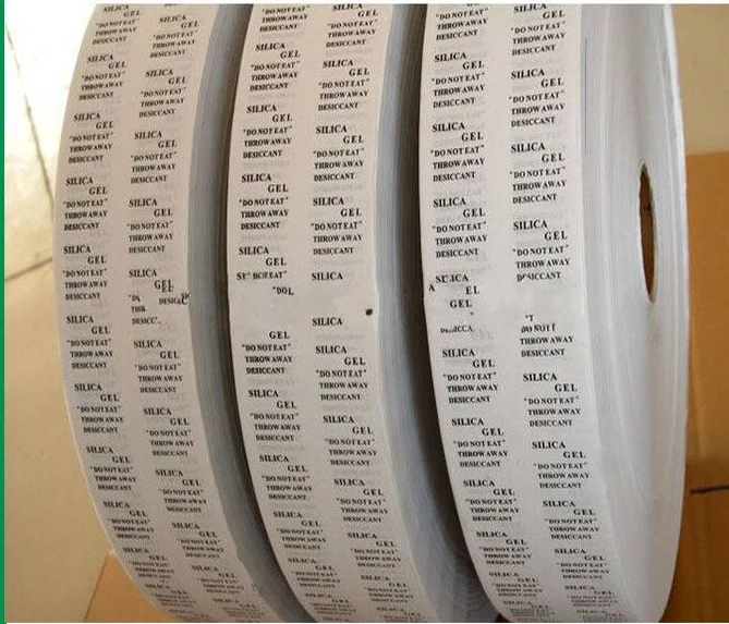 Breathable laminated non woven fabric for silica gel packing