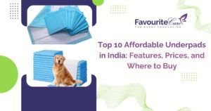 "A comparison chart showcasing the top 10 affordable underpads available in India. The chart displays brand names, prices, key features (absorbency, size, material), and where to purchase each product. Helpful for consumers seeking cost-effective incontinence solutions."