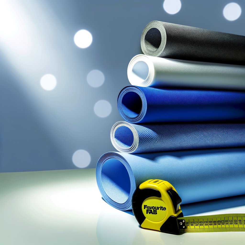 A bar chart illustrating the key factors influencing the price of non-woven fabric rolls, including fabric type (spunbond, meltblown, needle punch), GSM (grams per square meter), raw material (polypropylene, polyester), roll dimensions, color/finish, order quantity, and supplier location.