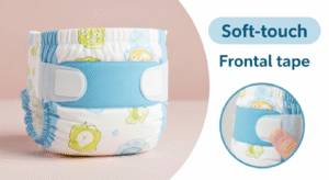 Diaper Soft Magic: Frontal Tape for Comfortable Baby Diaper Pants