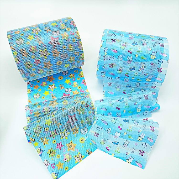Printed Nonwoven Frontal Tape view 1