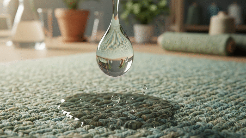 An eco-friendly liquid retention fabric designed for high absorbency and sustainability.