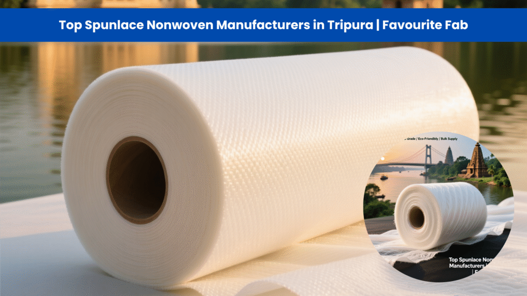 A clear image showcasing high-quality hydroentangled fabric, representing the excellence of top Spunlace Nonwoven Manufacturers in Tripura for various applications.