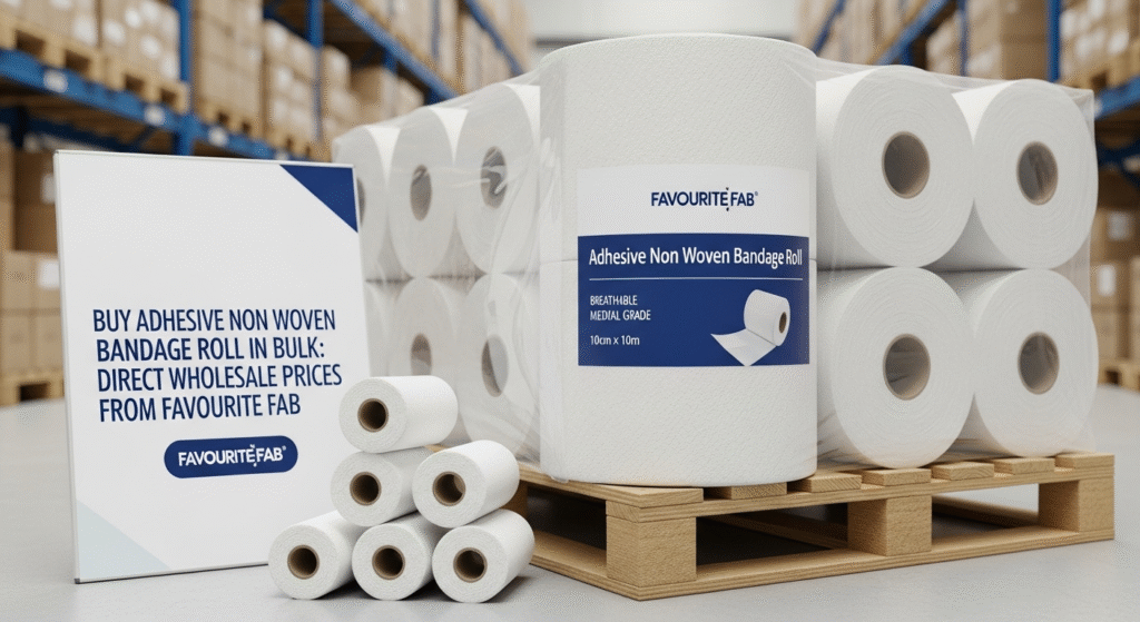 Buy Adhesive Non Woven Bandage Roll in Bulk: Direct Wholesale Prices from Favourite Fab