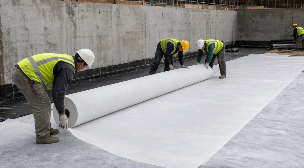 Geotextile Nonwoven Fabric for Waterproofing | Wholesale Supplier India — Favourite Fab
