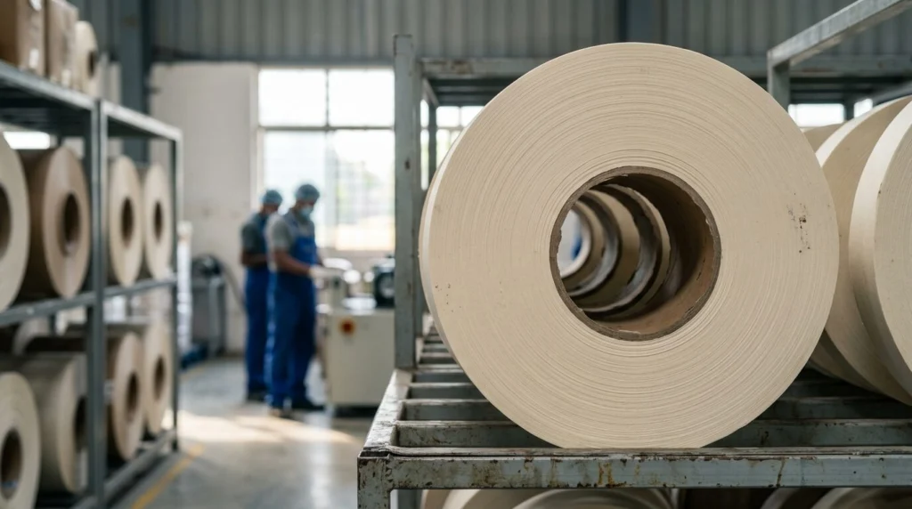 Surgical tape mother roll supplier India providing high-quality medical adhesive jumbo rolls for bandage and healthcare applications