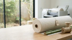 Bamboo Spunlace Nonwoven Fabric roll eco-friendly soft material