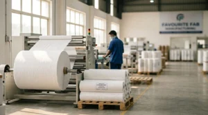 Spunlace nonwoven fabric manufacturer in India offering premium quality fabric for hygiene, wipes, and medical applications by Favourite Fab