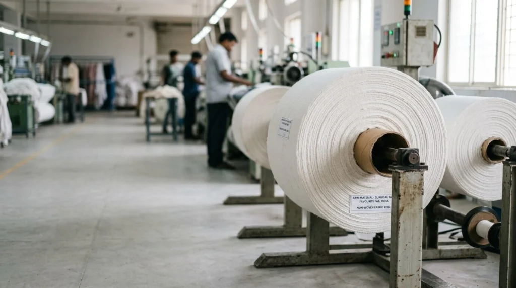 Surgical tape raw material roll for medical use by Favourite Fab India