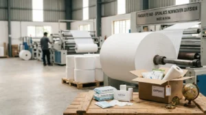 Spunlace nonwoven fabric supplier in India for hygiene and wipes manufacturing