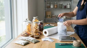 Food grade desiccant nonwoven fabric roll for moisture control packaging