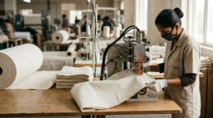 eat sealable nonwoven fabric roll for industrial packaging by Favourite Fab India