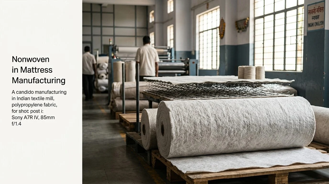 Mattress nonwoven raw material fabric roll supplier India