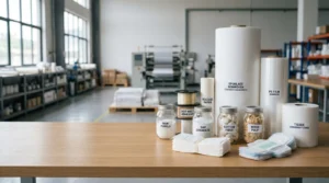 Sanitary pad raw materials complete list including SAP sheet, nonwoven fabric, and PE film