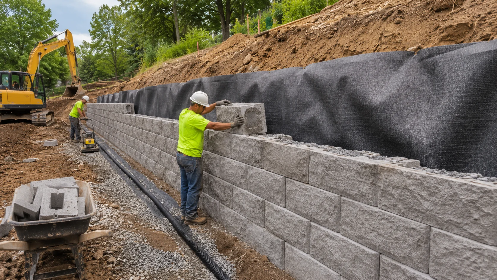 Geotextile Nonwoven Fabric for Waterproofing | Wholesale Supplier India view 2