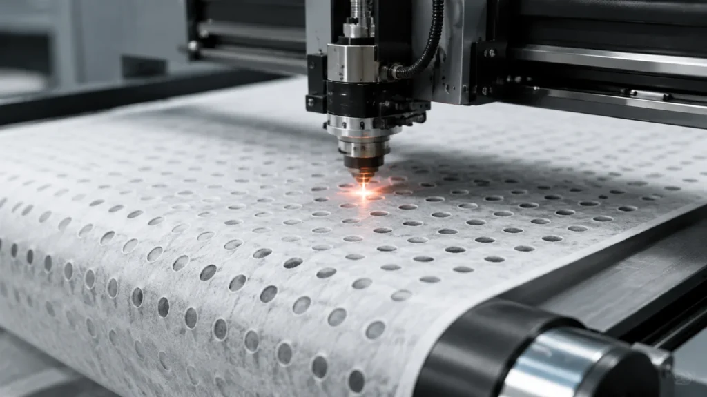 Perforation Aperturing Nonwoven Fabric Laser Mechanical — wholesale supplier India