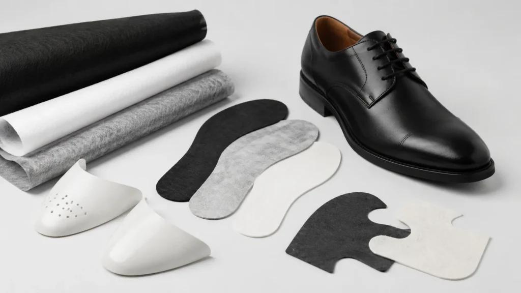 Nonwoven Fabric for Shoe Components Stiffening Lining — wholesale supplier India