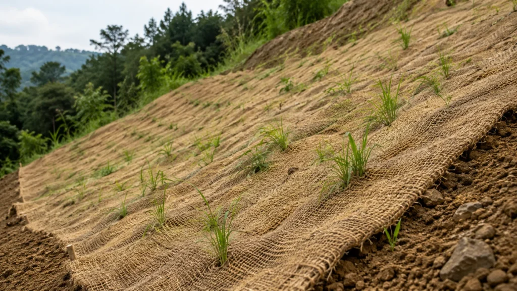 Nonwoven Fabric for Erosion Control Biodegradable Geotextile — wholesale supplier India