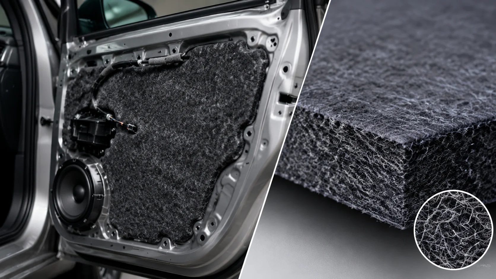 Nonwoven Fabric for Acoustic Insulation Automotive Building — wholesale supplier India