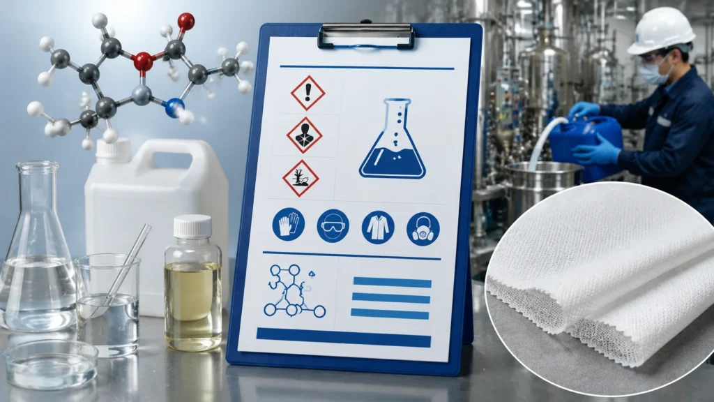 MSDS Nonwoven Fabric Chemical Finishes Safety Data Sheet — wholesale supplier India