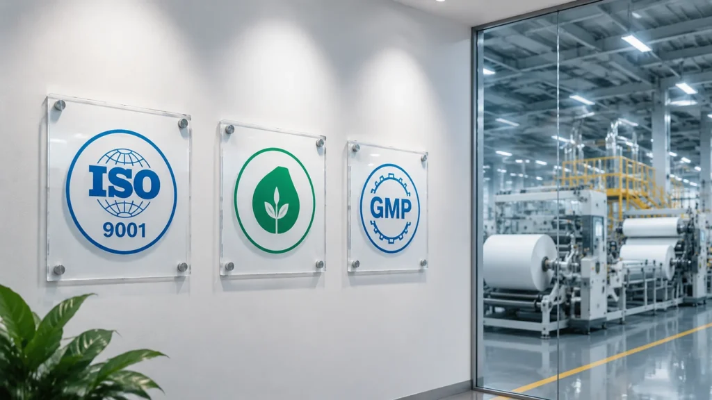 ISO OEKO-TEX GMP Certifications Nonwoven Fabric Supplier — wholesale supplier India