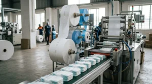 Adult diaper making machine manufacturer sourcing guide in India with high-speed automatic hygiene production solutions by Favourite Fab