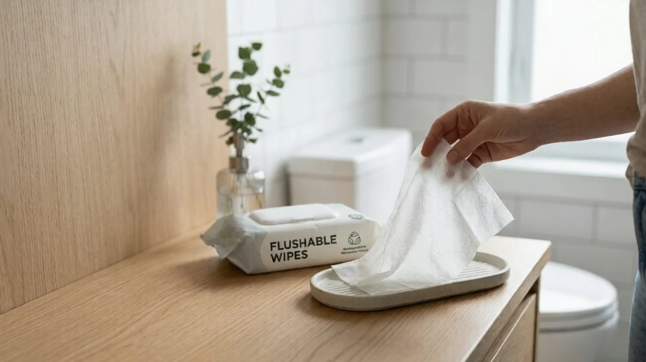 Flushable Wipes Nonwoven Fabric view 3