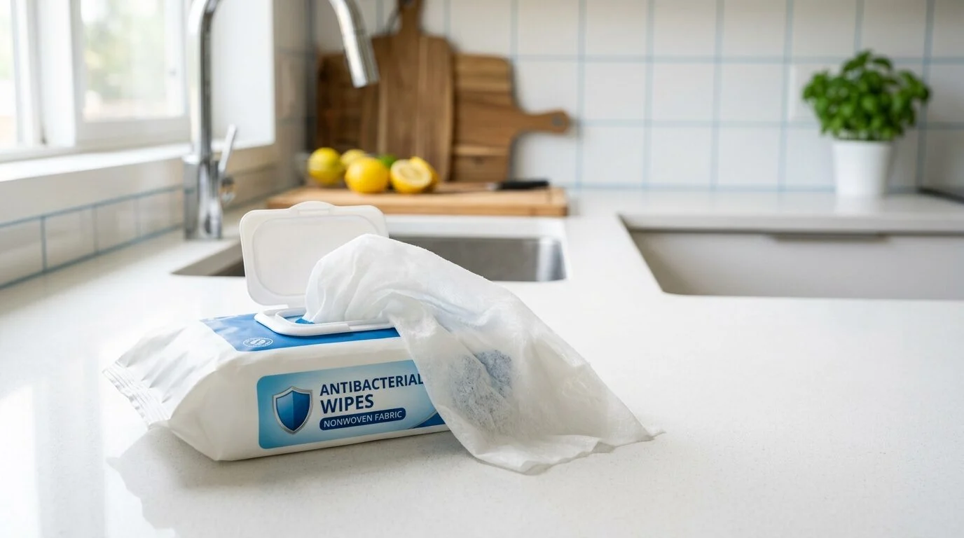 Antibacterial Wipes Nonwoven Fabric view 3