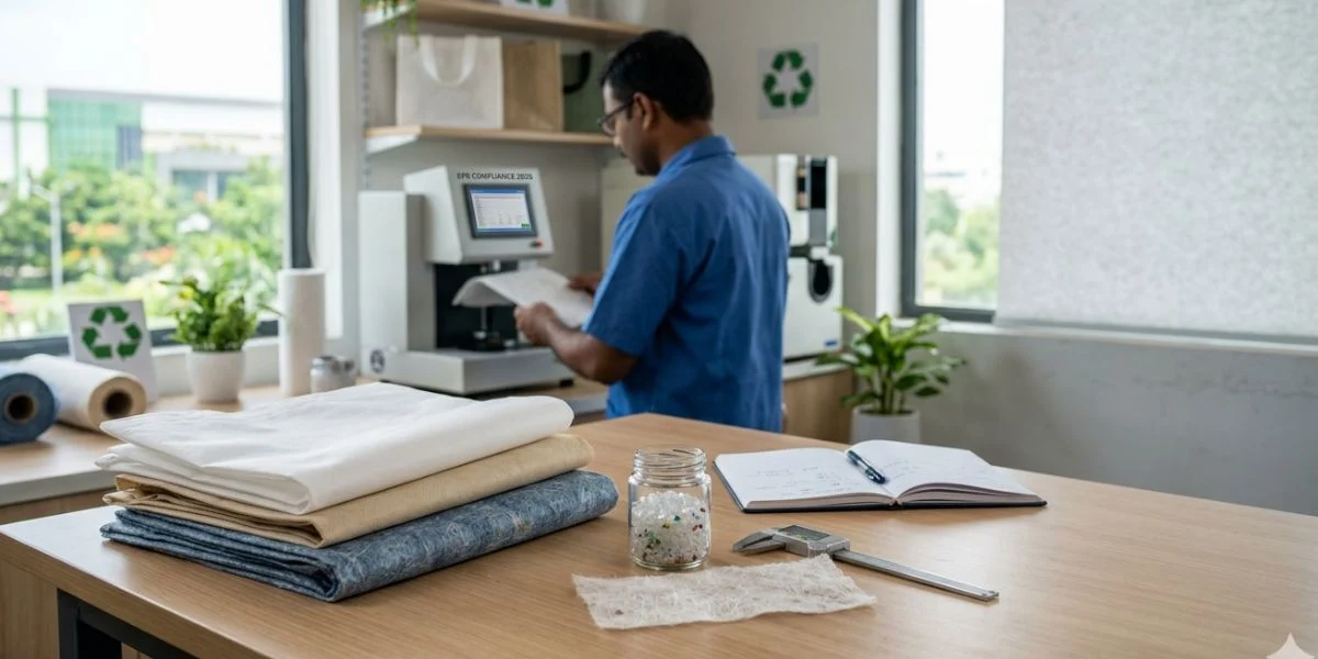 EPR compliant nonwoven bags raw material rolls for sustainable bag manufacturing in India 2026