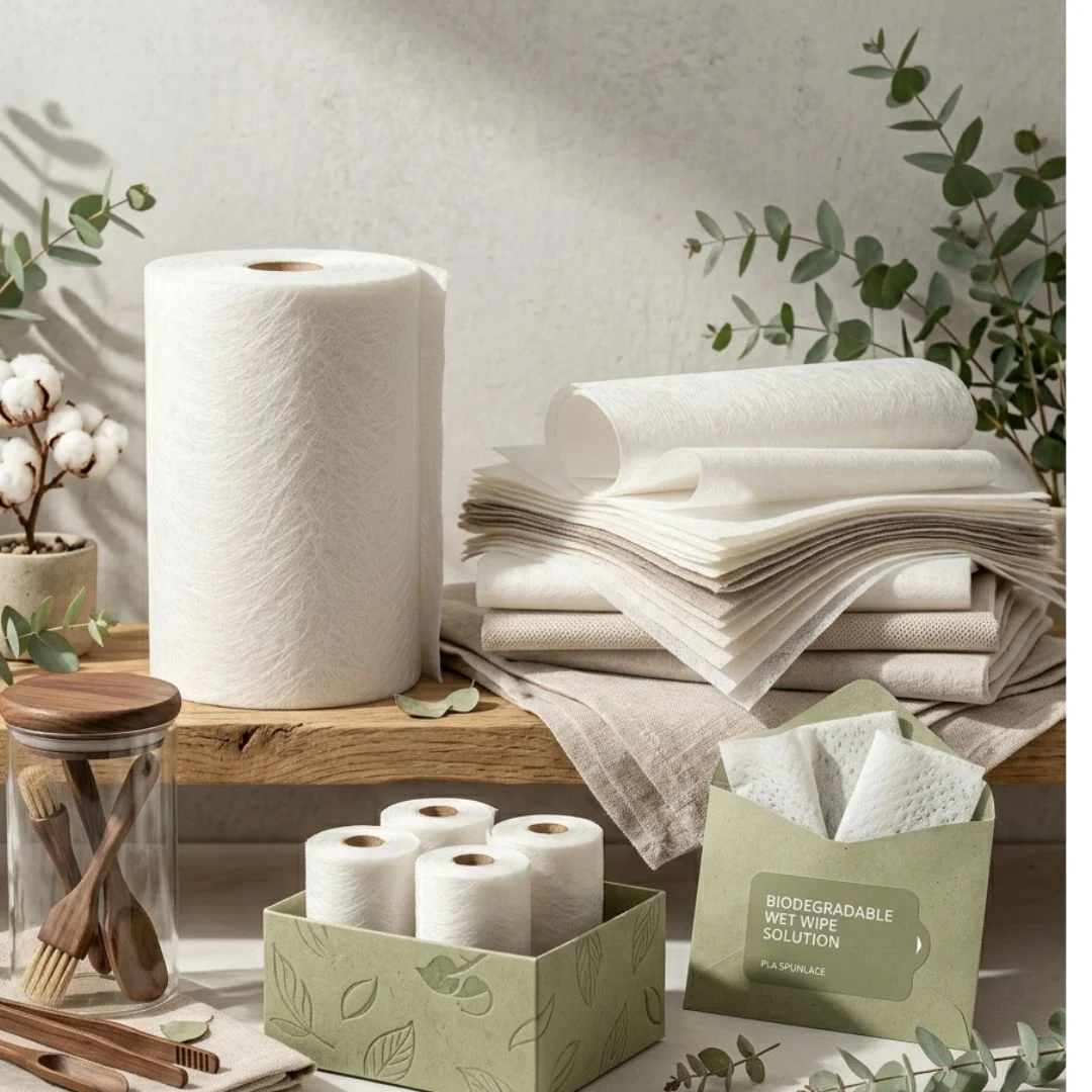Biodegradable PLA Spunlace Nonwoven Fabric — Favourite Fab