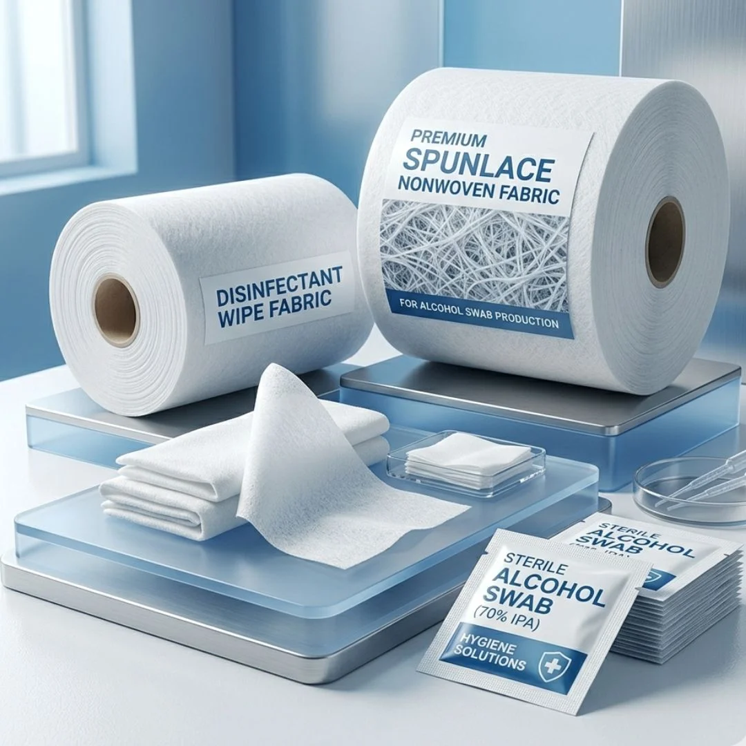 Alcohol Swab Spunlace Nonwoven Fabric view 2